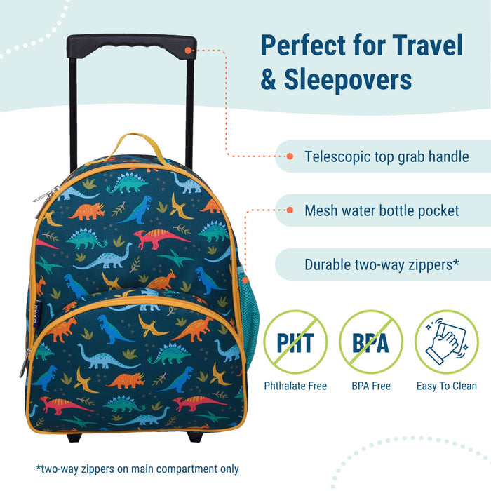 Jurassic Dinosaurs Rolling Luggage
