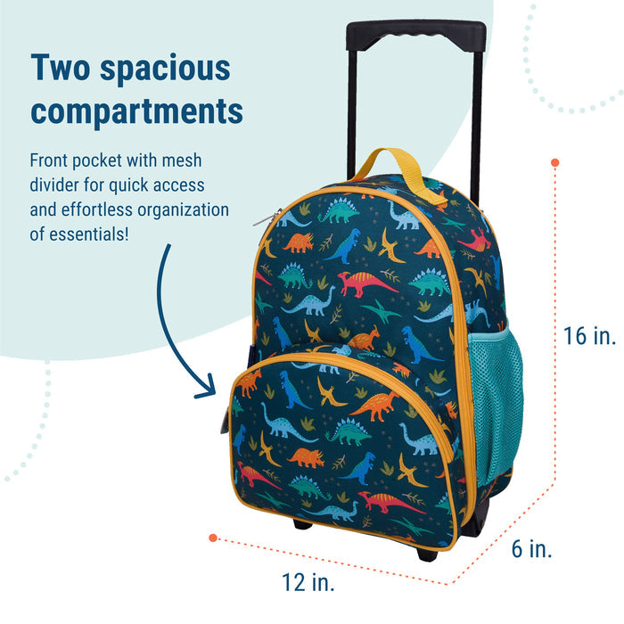 Jurassic Dinosaurs Rolling Luggage