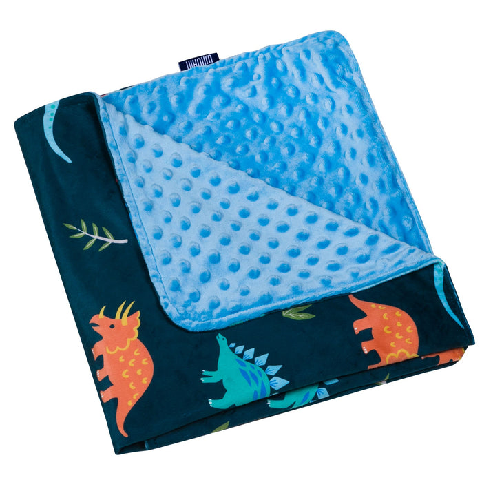 Jurassic Dinosaurs Velour Baby Blanket