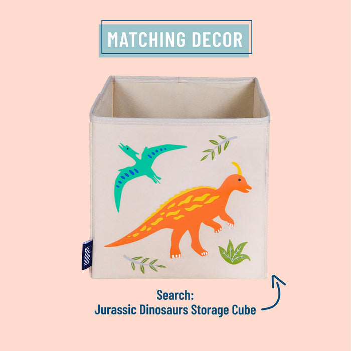 Jurassic Dinosaurs Velour Baby Blanket