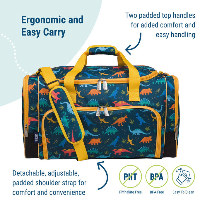 Jurassic Dinosaurs Weekender Duffel Bag