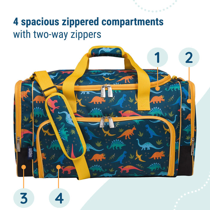 Jurassic Dinosaurs Weekender Duffel Bag