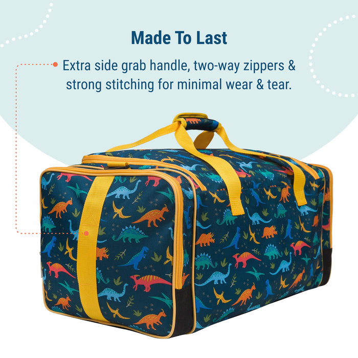 Jurassic Dinosaurs Weekender Duffel Bag