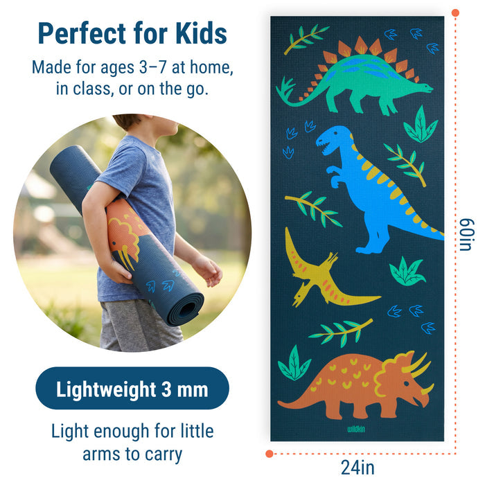 Jurassic Dinosaurs Yoga Mat