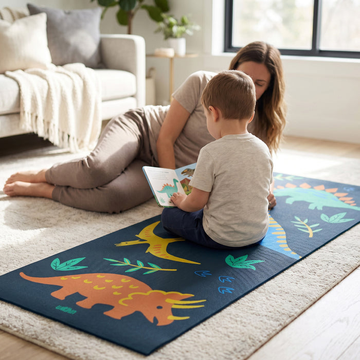 Jurassic Dinosaurs Yoga Mat