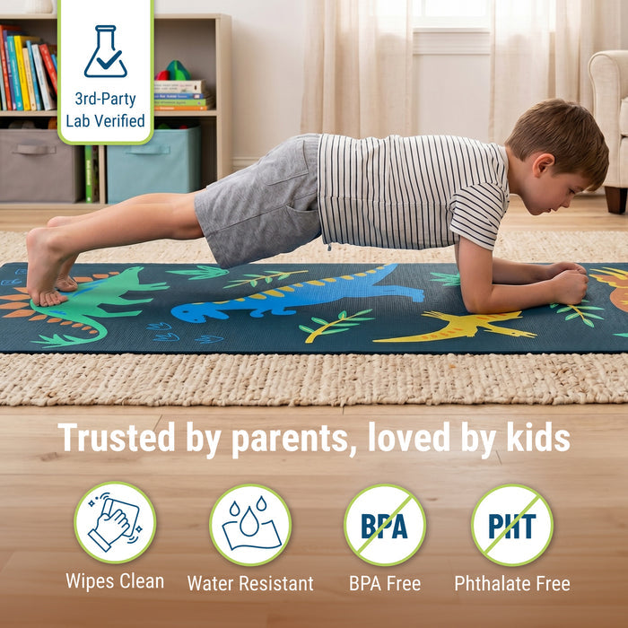 Jurassic Dinosaurs Yoga Mat
