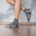 elastic-free 100% certified organic merino wool socks plastic-free