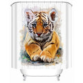 Kids Tiger Shower Curtain Tiger-Universe