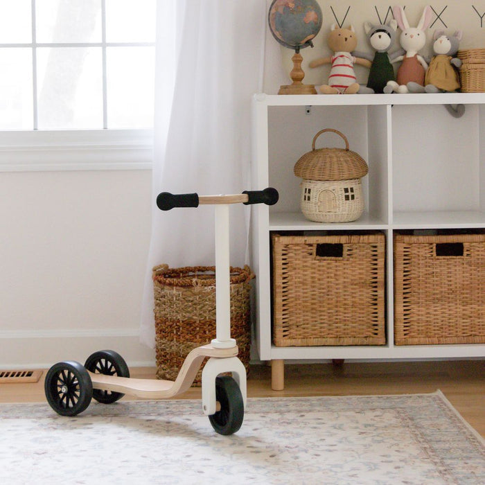 Kinderfeets Kindserscooter Classic Toddler Scooter - Cream