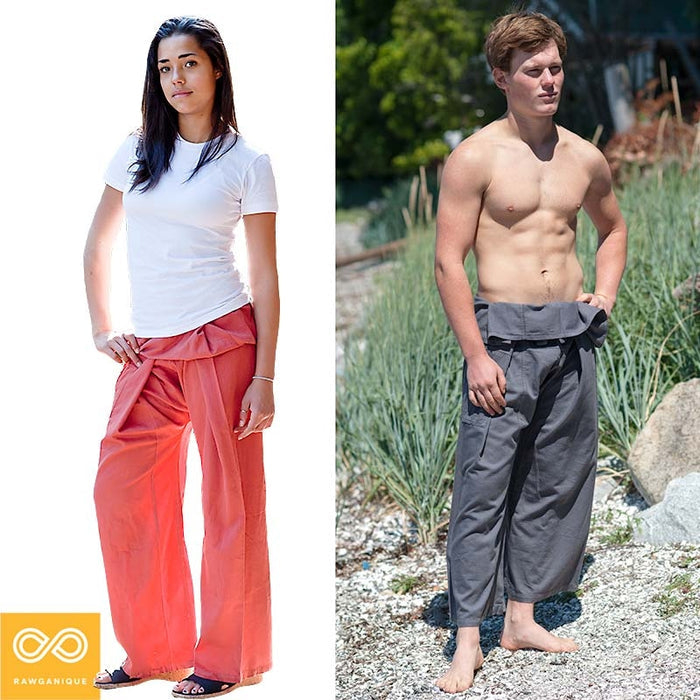 100% organic cotton thai fisherman's pants