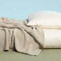 100% linen blanket