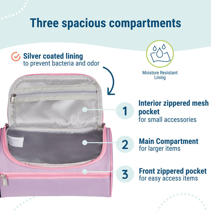 Lilac Toiletry Bag