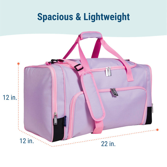Lilac Weekender Duffel Bag