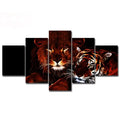 LION AND TIGER PAINTING Tiger-Universe