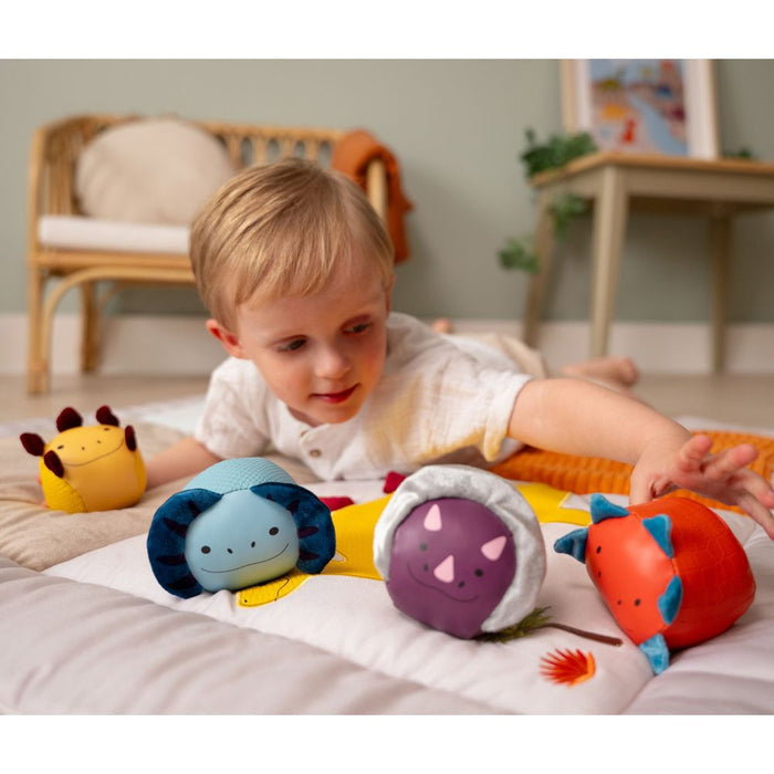 Little Big Friends 4-Piece Roly Poly Balls Set - Dino