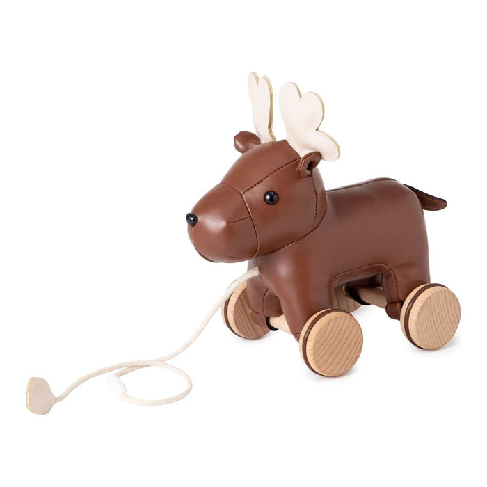 Little Big Friends Pull-Along Soft Toy - Bruce the Moose Default Title