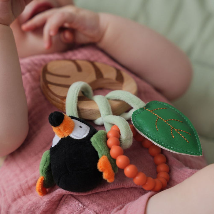 Little Big Friends Wooden Rattle - Jungle