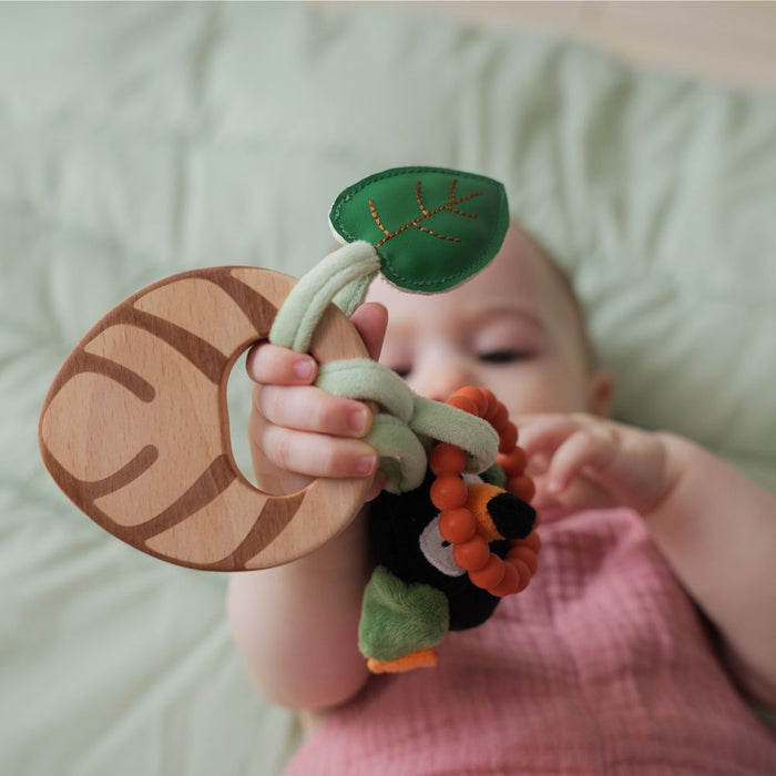 Little Big Friends Wooden Rattle - Jungle