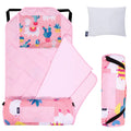 Llamas and Cactus Pink Modern Nap Mat