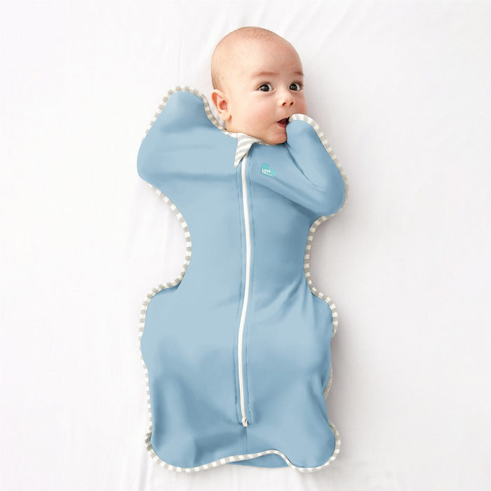 Love To Dream Swaddle UP Original Bag 1.0 TOG - Dusty Blue (Small, 7-13 lbs)