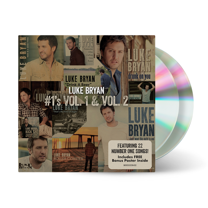 Luke Bryan - #1’s Vol. 1 & Vol. 2 (2CD)