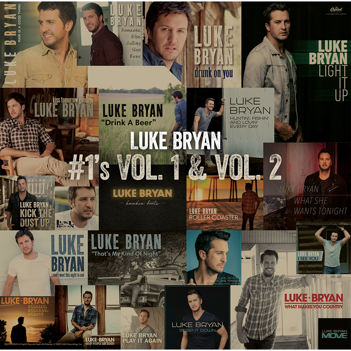 Luke Bryan - #1’s Vol. 1 & Vol. 2 Poster