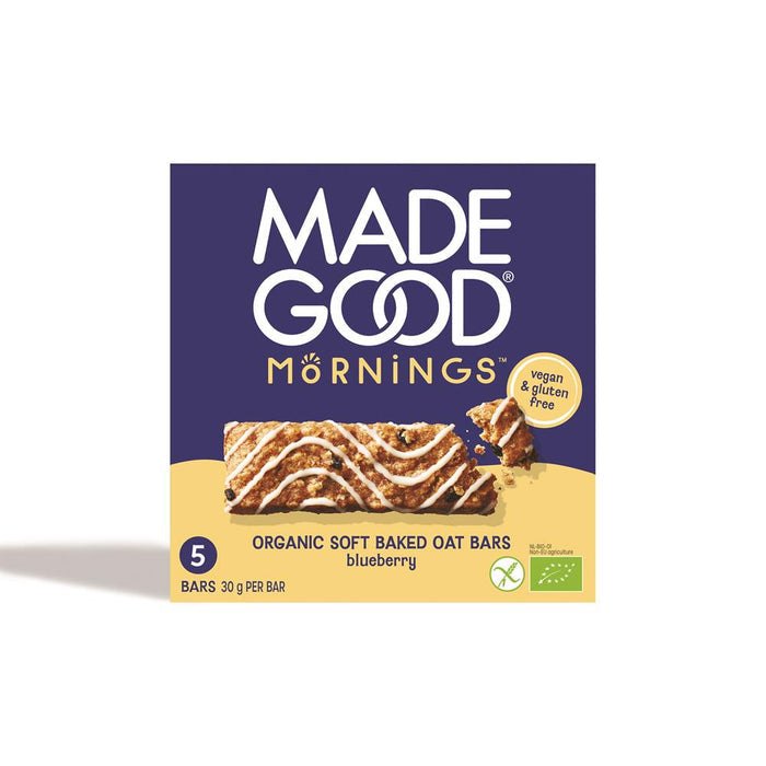 MadeGood Morning Oat Bar Blueberry 5 x 30g