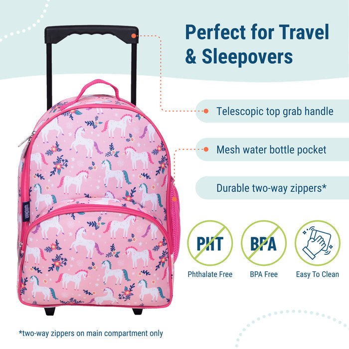 Magical Unicorns Rolling Luggage
