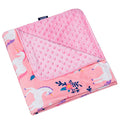 Magical Unicorns Velour Baby Blanket