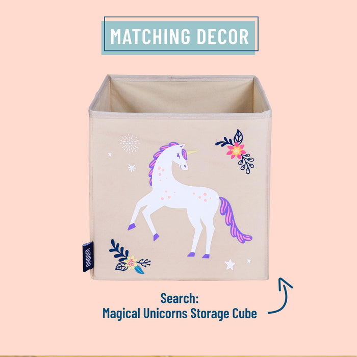 Magical Unicorns Velour Baby Blanket