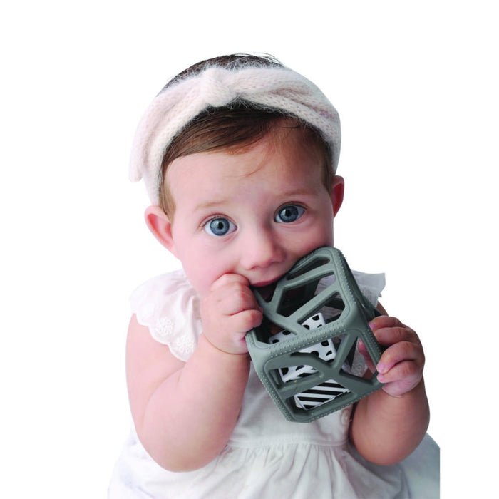 Malarkey Kids Chew Cube - Dark Grey