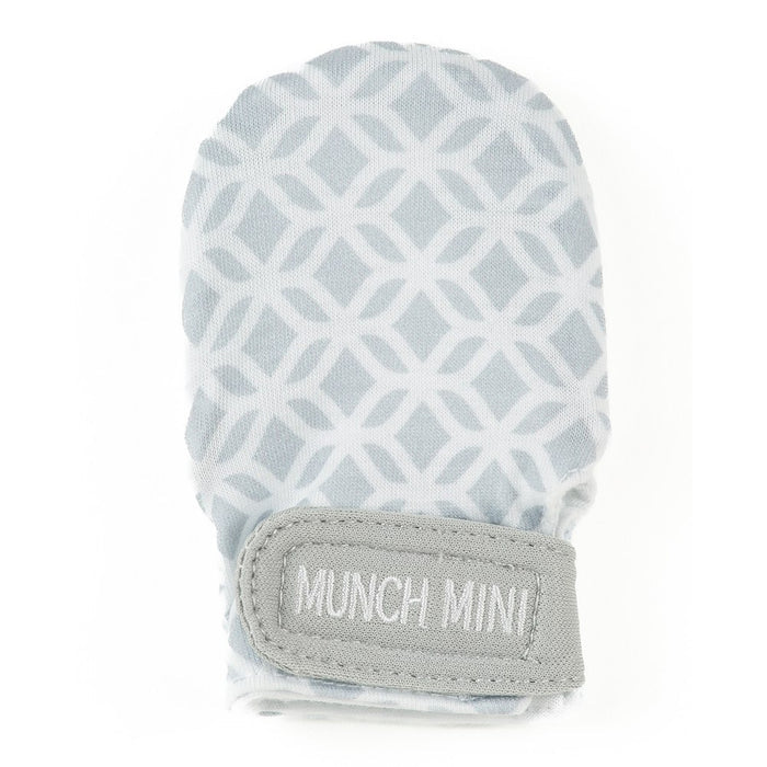 Malarkey Kids Munch Mini Mitt Teething Mitt - Grey Geo