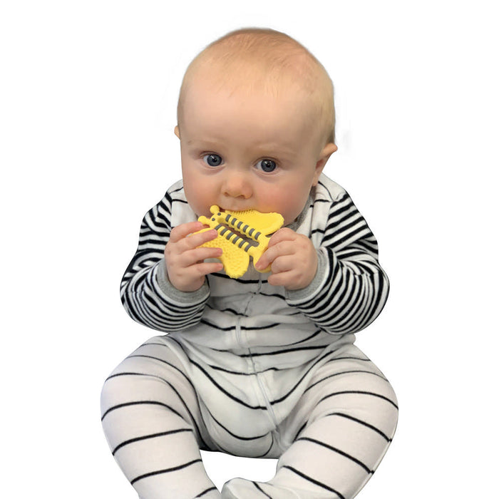 Malarkey Kids Teether Toothbrush - Bee