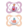 MAM Mini Air 2-Pack Pacifiers - Girl (0-6 Months)