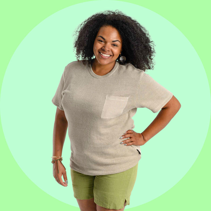100% hemp t-shirt with pocket