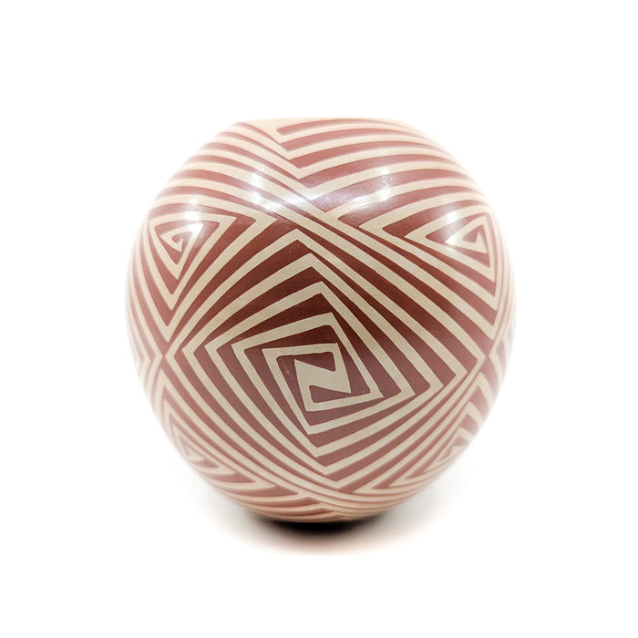 Maze Eye Dazzler Pot in Rust