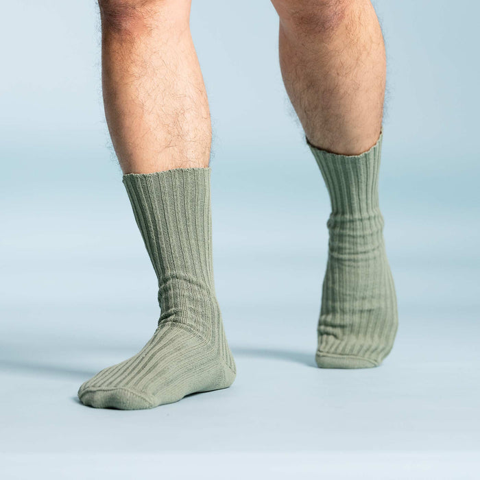 Biodegradable organic cotton socks