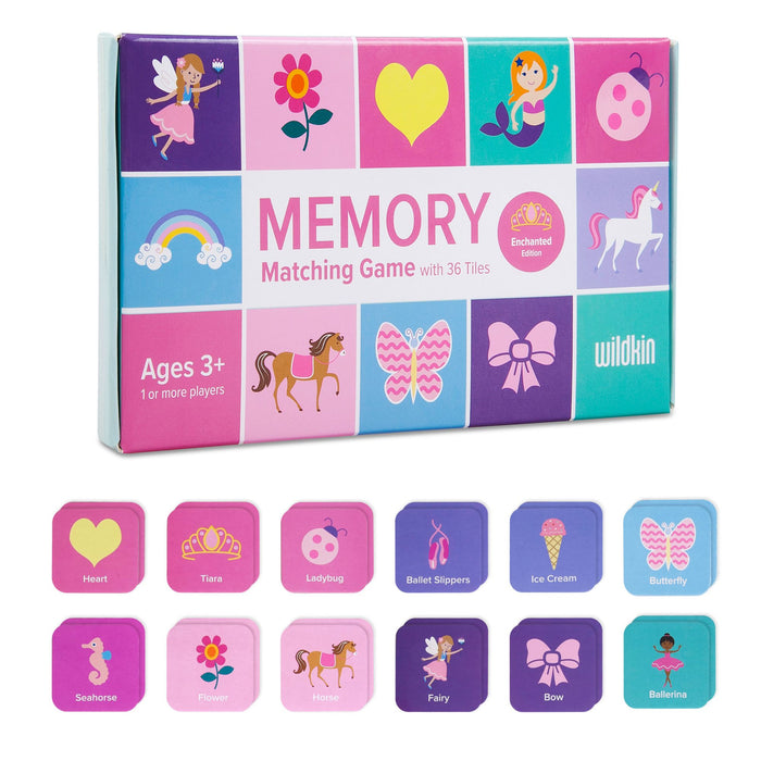 Memory Matching Game 36 pc - Enchanted Edition - 18 pairs