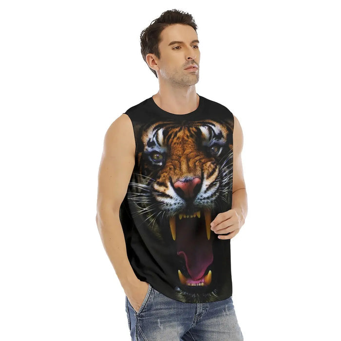 Mens Tiger Tank Top Tiger-Universe