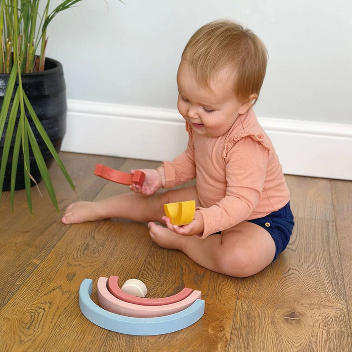 Mentari Sunset Tunnel Wooden Block Toy