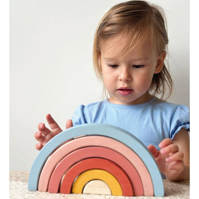 Mentari Sunset Tunnel Wooden Block Toy