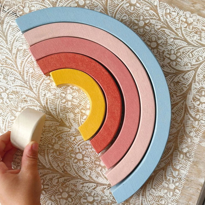 Mentari Sunset Tunnel Wooden Block Toy