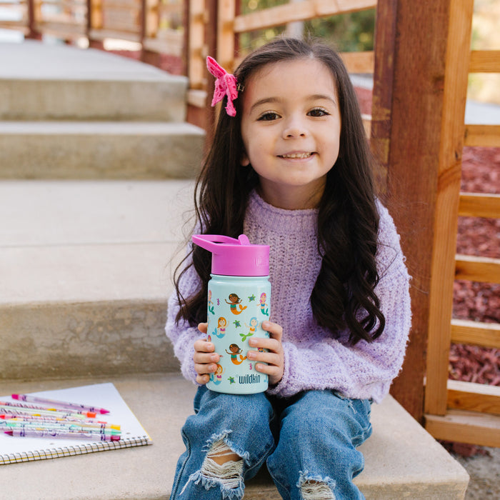 Mermaids Steel Water Bottle