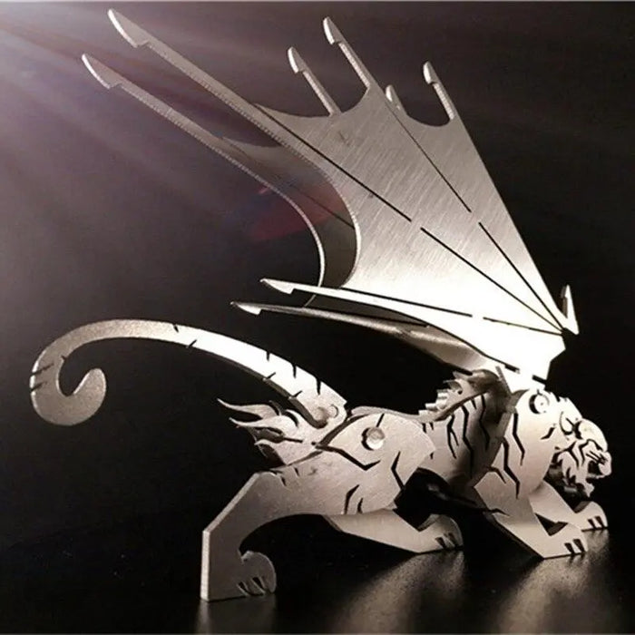 METAL BIONIC TIGER STATUE Tiger-Universe