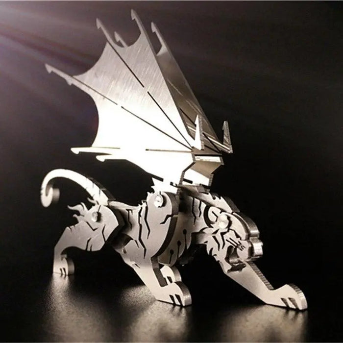 METAL BIONIC TIGER STATUE Tiger-Universe