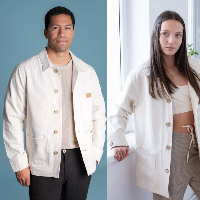 100% organic cotton work jacket