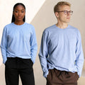 plastic-free 100% certified organic cotton long-sleeve pocket t-shirt