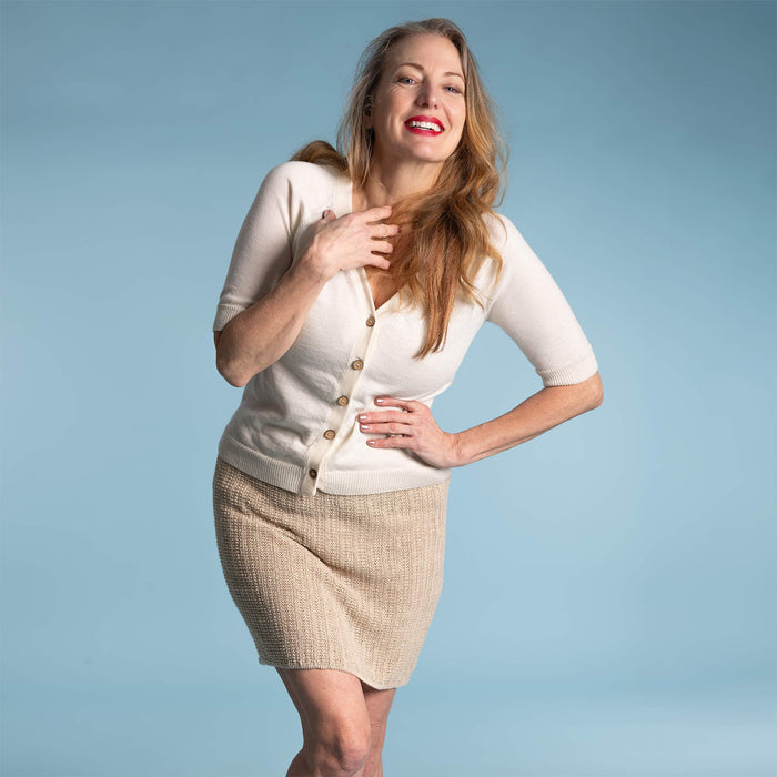 100% organic merino cardigan blouse no synthetics