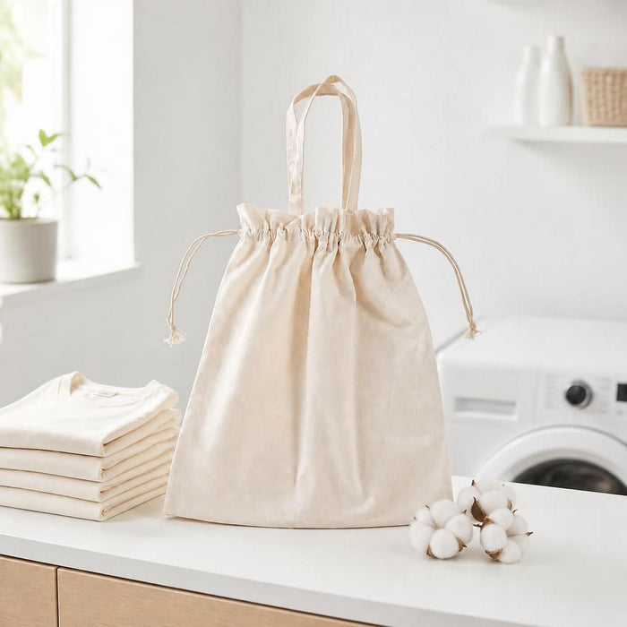 organic cotton laundry bag plastic-free