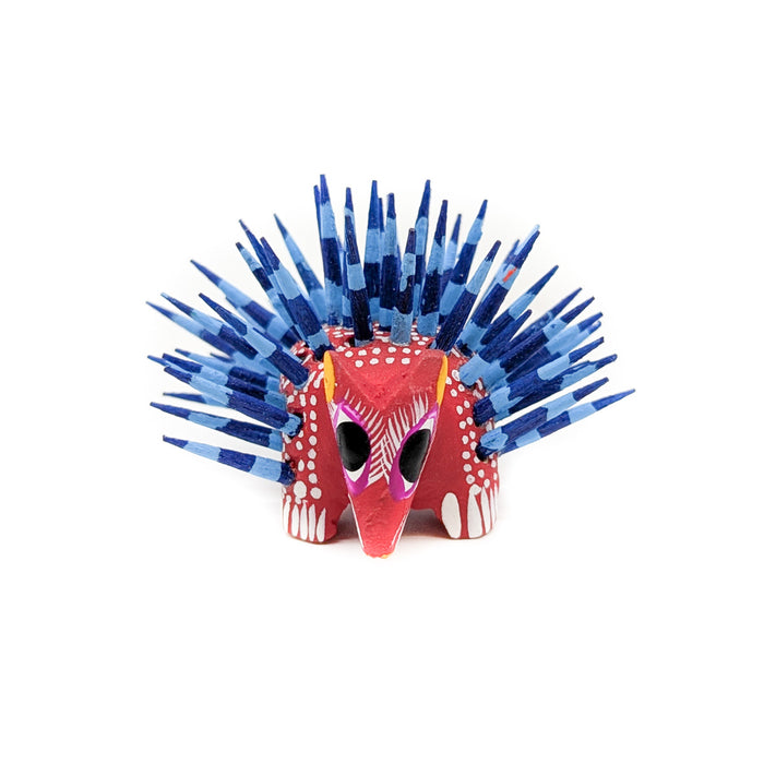 Mini Porcupine Blue Quills and Red Body